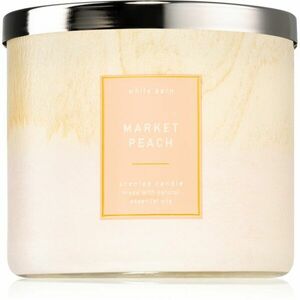 Bath & Body Works Market Peach vonná svíčka 411 g obraz