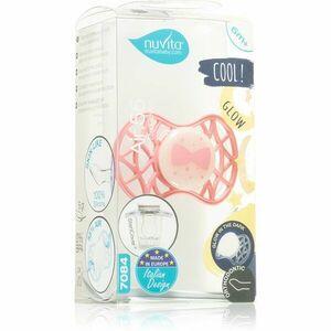 Nuvita Cool Orthodontic 6m+ dudlík Flamingo night 1 ks obraz