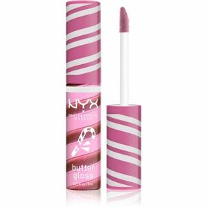 NYX Professional Makeup Holiday Butter Gloss lesk na rty odstín 01 Peppermint Swirl 8 ml obraz