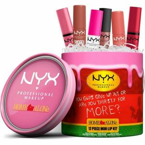 NYX Professional Makeup Home Alone 12 Piece Mini Lip Kit dárková sada na rty obraz