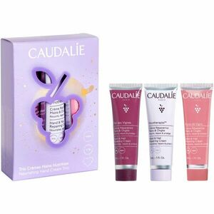 Caudalie Hand Cream Trio Set dárková sada na ruce a nehty 3 ks obraz