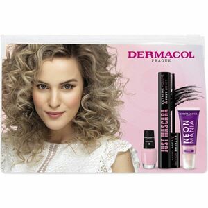 Dermacol Just Mascara dárková sada pro dokonalý vzhled Black obraz