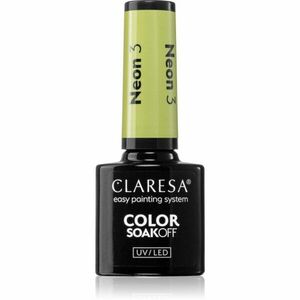 Claresa SoakOff UV/LED Color Neon gelový lak na nehty odstín 5 5 g obraz