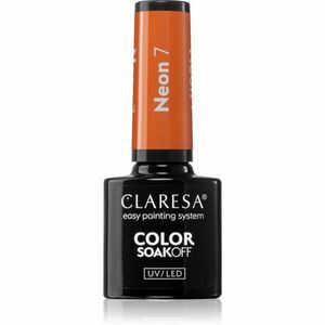 Claresa SoakOff UV/LED Color Neon gelový lak na nehty odstín 7 5 g obraz