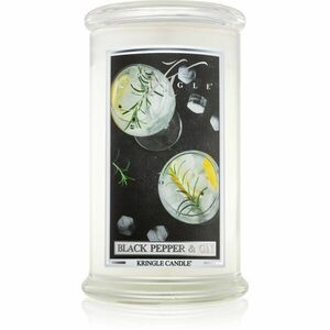 Kringle Candle Black Pepper & Gin vonná svíčka 624 g obraz