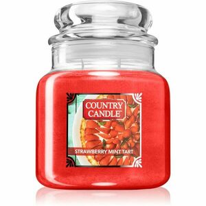 Country Candle Strawberry Mint Tart vonná svíčka 453 g obraz