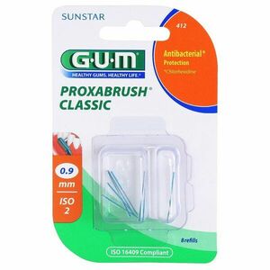 G.U.M Proxabrush Classic náhradní mezizubní kartáčky v blistru 8 ks 0, 9 mm (Interdental Brush) 8 ks obraz