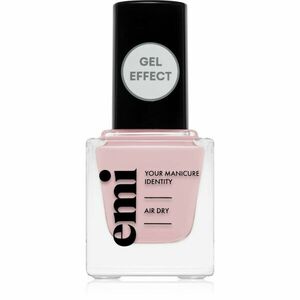 emi E.MiLac Gel Effect Ultra Strong lak na nehty s gelovým efektem bez použití UV/LED lampy odstín Misty Pink #002 9 ml obraz