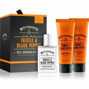 Scottish Fine Soaps Men’s Grooming Thistle & Black Pepper dárková sada pro muže obraz