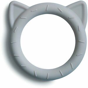 Mushie Cat Teether kousátko Stone 1 ks obraz