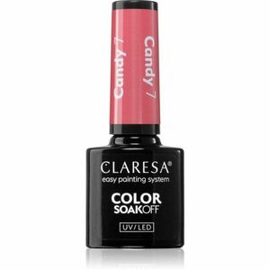 Claresa SoakOff UV/LED Color Candy gelový lak na nehty odstín 7 5 g obraz