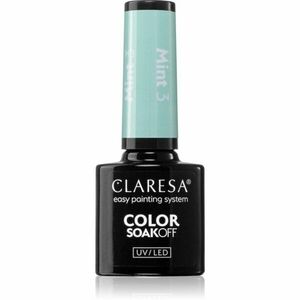 Claresa SoakOff UV/LED Color Mint gelový lak na nehty odstín 3 5 g obraz