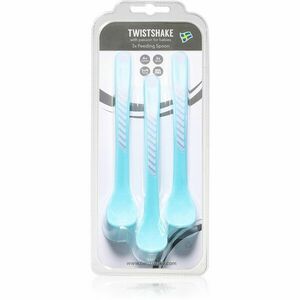 Twistshake Feeding Spoons lžička 4+m Pastel Blue 3 ks obraz