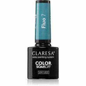 Claresa SoakOff UV/LED Color Fluo gelový lak na nehty odstín 7 5 g obraz