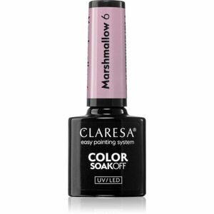 Claresa SoakOff UV/LED Color Marshmallow gelový lak na nehty odstín 6 5 g obraz