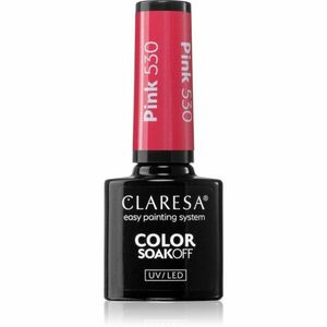 Claresa SoakOff UV/LED Color Rainbow Explosion gelový lak na nehty odstín Pink 530 5 g obraz