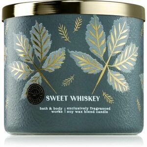 Bath & Body Works Sweet Whiskey vonná svíčka 411 g obraz