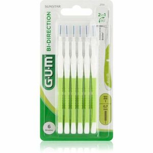 G.U.M Bi Direction Interdental Brush mezizubní kartáčky 0, 7 mm 6 ks obraz