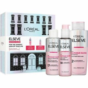 L’Oréal Paris Elseve Glycolic Gloss dárková sada na vlasy obraz