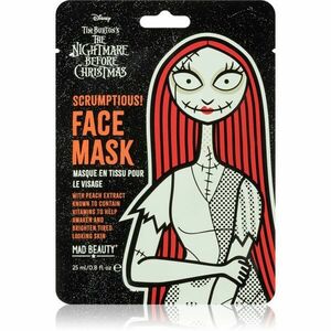 Mad Beauty Nightmare Before Christmas Sally rozjasňující plátýnková maska 25 ml obraz