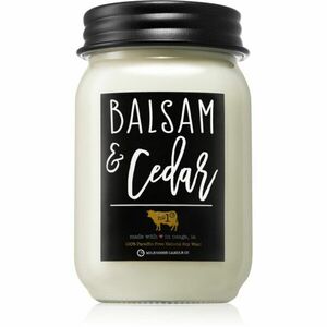 Milkhouse Candle Co. Farmhouse Balsam & Cedar vonná svíčka Mason Jar 368 g obraz