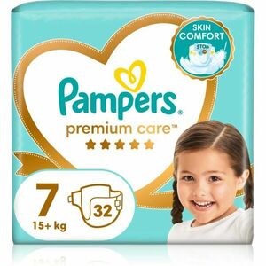 Pampers Premium Care Size 7 jednorázové pleny 15+ kg 32 ks obraz