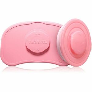 Twistshake Click-mat Mini + Plate podložka s talířem Pastel Pink 2 ks obraz