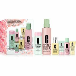 Clinique Holiday 3-Step Skincare Set For Oily Skin dárková sada pro mastnou pleť obraz