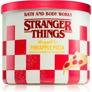 Bath & Body Works Stranger Things Argyle's Pineapple Pizza vonná svíčka 411 g obraz