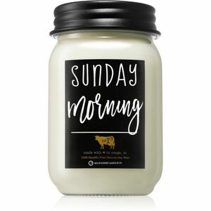 Milkhouse Candle Co. Farmhouse Sunday Morning vonná svíčka Mason Jar 369 g obraz