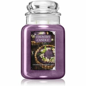 Country Candle Coconut & Blueberry Tart vonná svíčka 680 g obraz