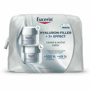 Eucerin Hyaluron-Filler + 3x Effect vánoční dárková sada proti stárnutí pleti 2x50 ml obraz