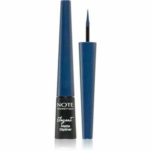 Note Cosmetique Elegant Matte Dipliner tekuté linky na oči s matným finišem odstín 03 Navy Blue 2.5 ml obraz