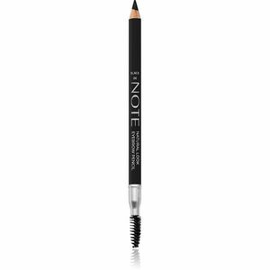 Note Cosmetique Natural Look tužka na obočí s kartáčkem 06 Black 1, 08 g obraz