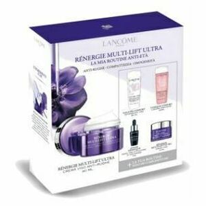 LANCOME Dárková sada péče o zralou a suchou pleť Denní krém proti vráskám 30 ml + 15 ml + čisticí mléko 50 ml + čisticí tonikum 50 ml + omlazující ple obraz