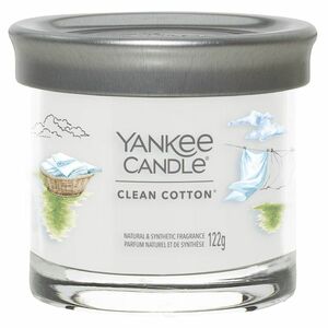 YANKEE CANDLE Signature Tumbler malý Clean Cotton 121 g obraz