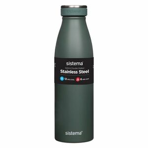 SISTEMA Hydrate Termoláhev Stainless Steel tmavě zelená 500 ml obraz