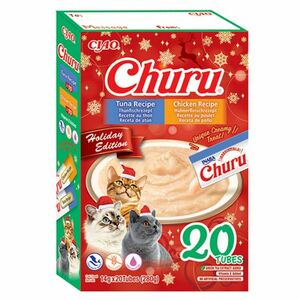 CHURU Holiday edition box krémových pamlsků pro kočky 20x14 g obraz