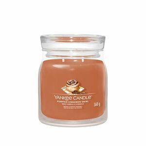 YANKEE CANDLE Signature 2 knoty Pumpkin Cinnamon Swirl sklo 368 g obraz