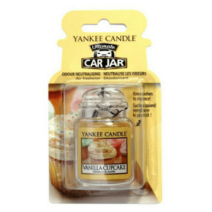 YANKEE CANDLE Luxusní visačka do auta Vanilla Cupcake 1 kus obraz