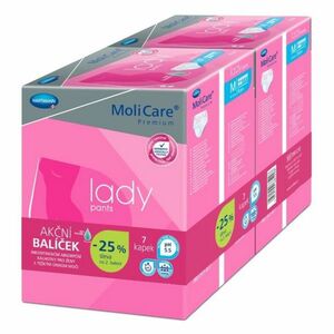 MOLICARE Lady Pants inkontinenční kalhotky 7 kapek M 2x8 kusů obraz