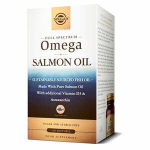 SOLGAR Full spectrum omega salmon oil 120 tobolek obraz