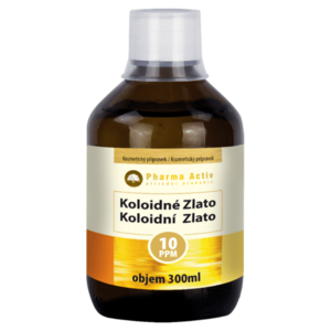 PHARMA ACTIV Koloidní zlato 10ppm 300 ml obraz