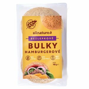 ALLNATURE Bezlepková hamburgerová bulka 140 g obraz