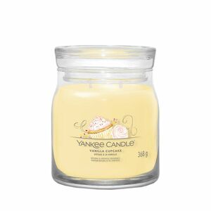 YANKEE CANDLE Signature Vonná svíčka střední 2 knoty Vanilla Cupcake 368 g obraz