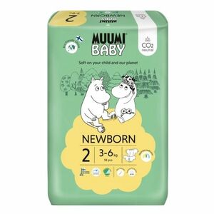 MUUMI BABY 2 Mini 3–6 kg eko pleny 58 ks obraz