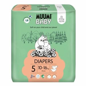 MUUMI BABY 5 Maxi+ 10–16 kg eko pleny 44 ks obraz