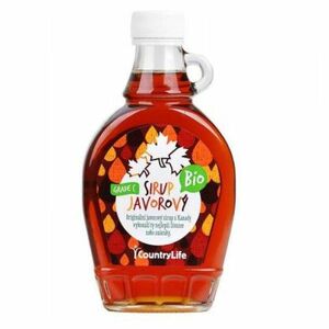 COUNTRY LIFE Sirup javorový Grade C BIO 250 ml obraz