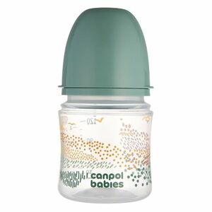 CANPOL BABIES Antikoliková lahev EasyStart MOUNTAIS zelená 120 ml obraz