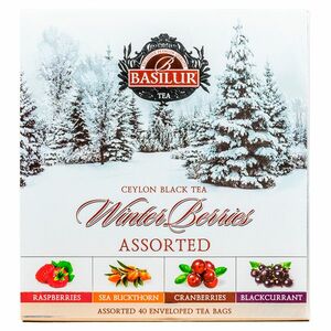 BASILUR Winter berries assorted černé čaje 40 sáčků obraz